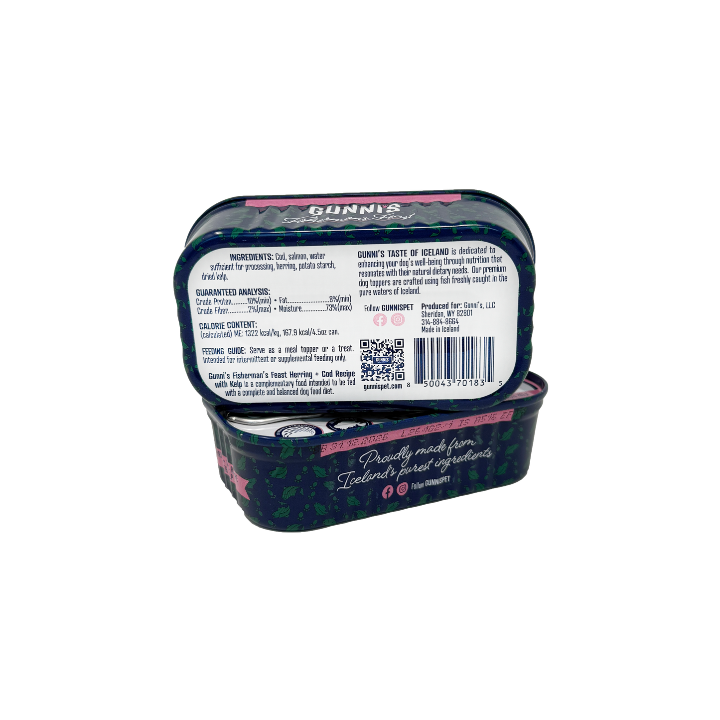 Cod + Herring Recipe with Kelp | Pack of 12